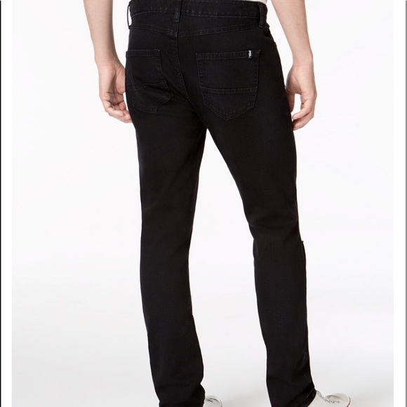 AMERICAN RAG SLIM FIT STRETCH DESTROYED JEANS - Picture 2 of 6